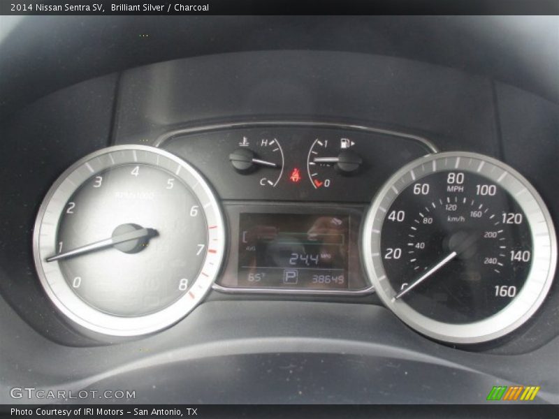 Brilliant Silver / Charcoal 2014 Nissan Sentra SV