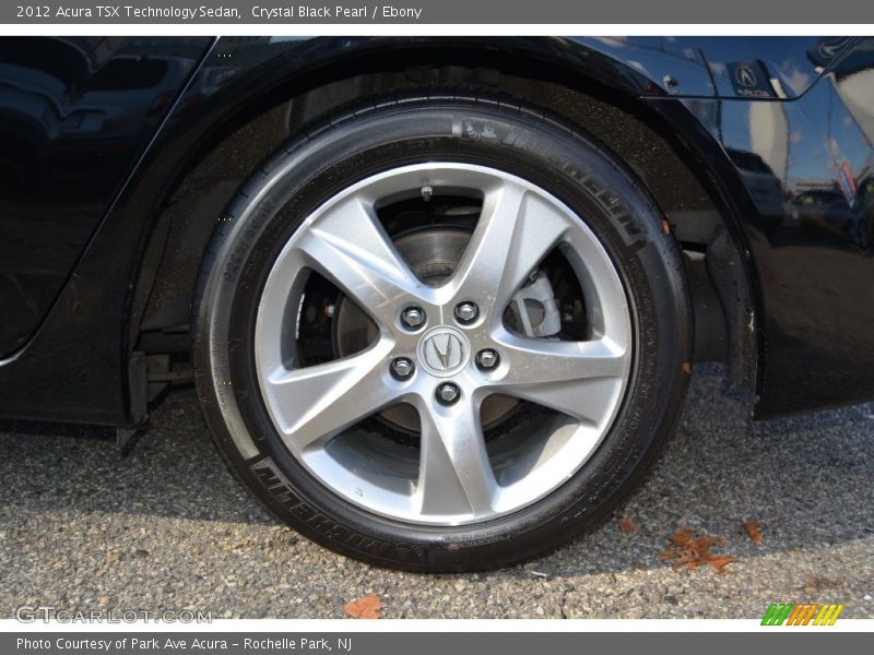 Crystal Black Pearl / Ebony 2012 Acura TSX Technology Sedan