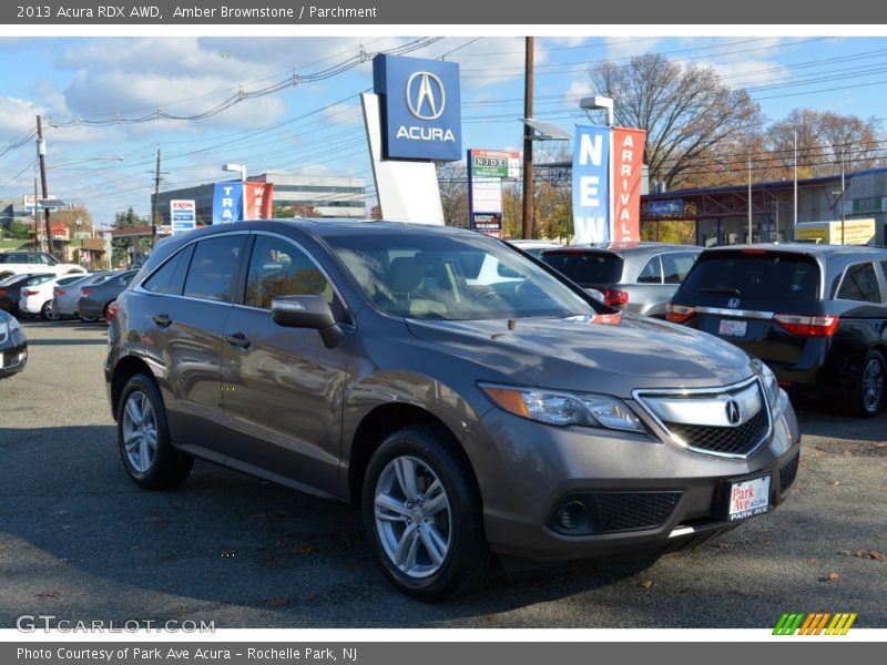 Amber Brownstone / Parchment 2013 Acura RDX AWD