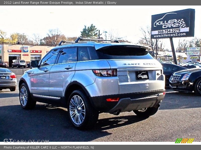 Indus Silver Metallic / Ebony 2012 Land Rover Range Rover Evoque Prestige