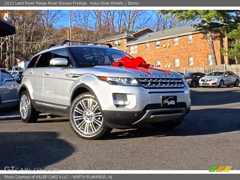 Indus Silver Metallic / Ebony 2012 Land Rover Range Rover Evoque Prestige