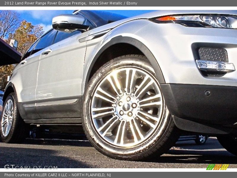 Indus Silver Metallic / Ebony 2012 Land Rover Range Rover Evoque Prestige