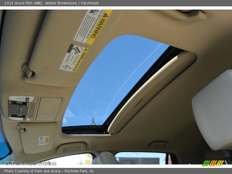 Amber Brownstone / Parchment 2013 Acura RDX AWD