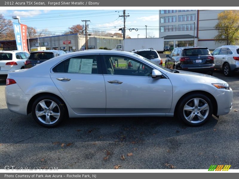 Forged Silver Metallic / Ebony 2012 Acura TSX Sedan