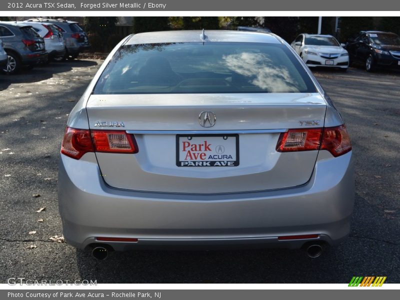 Forged Silver Metallic / Ebony 2012 Acura TSX Sedan