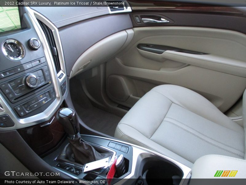 Platinum Ice Tricoat / Shale/Brownstone 2012 Cadillac SRX Luxury