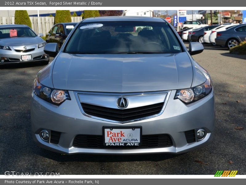 Forged Silver Metallic / Ebony 2012 Acura TSX Sedan