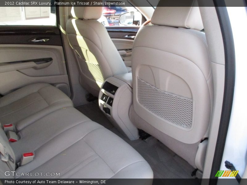 Platinum Ice Tricoat / Shale/Brownstone 2012 Cadillac SRX Luxury