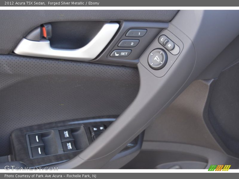 Forged Silver Metallic / Ebony 2012 Acura TSX Sedan