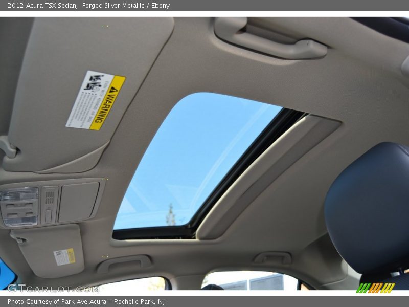 Forged Silver Metallic / Ebony 2012 Acura TSX Sedan