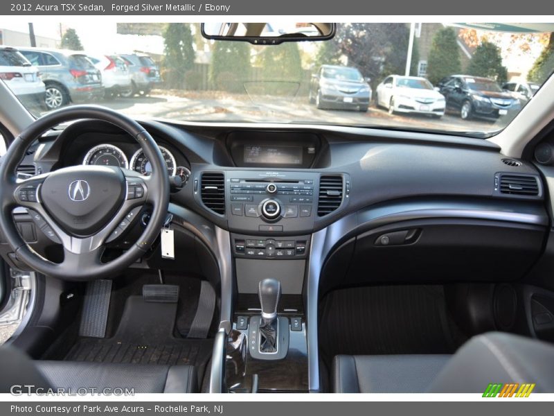 Forged Silver Metallic / Ebony 2012 Acura TSX Sedan