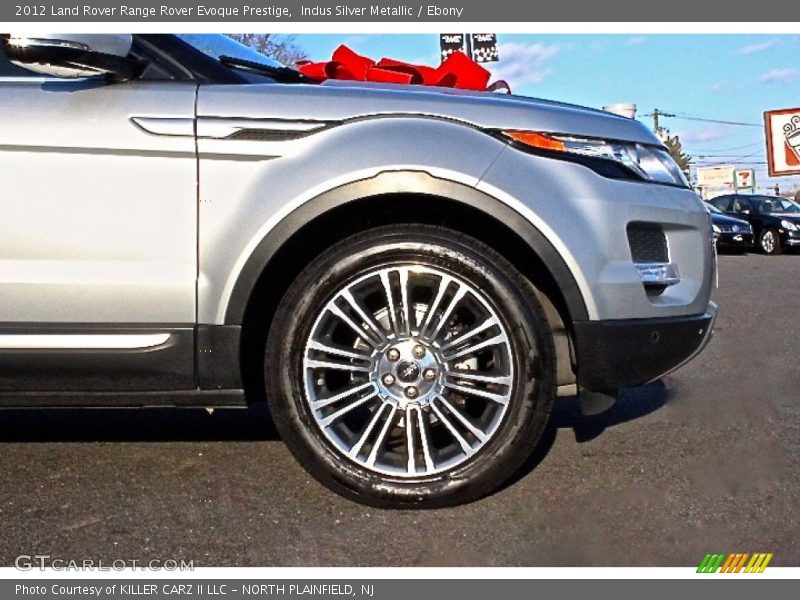 Indus Silver Metallic / Ebony 2012 Land Rover Range Rover Evoque Prestige