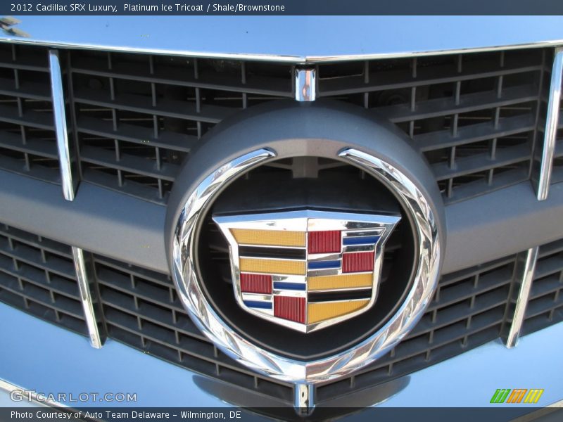 Platinum Ice Tricoat / Shale/Brownstone 2012 Cadillac SRX Luxury