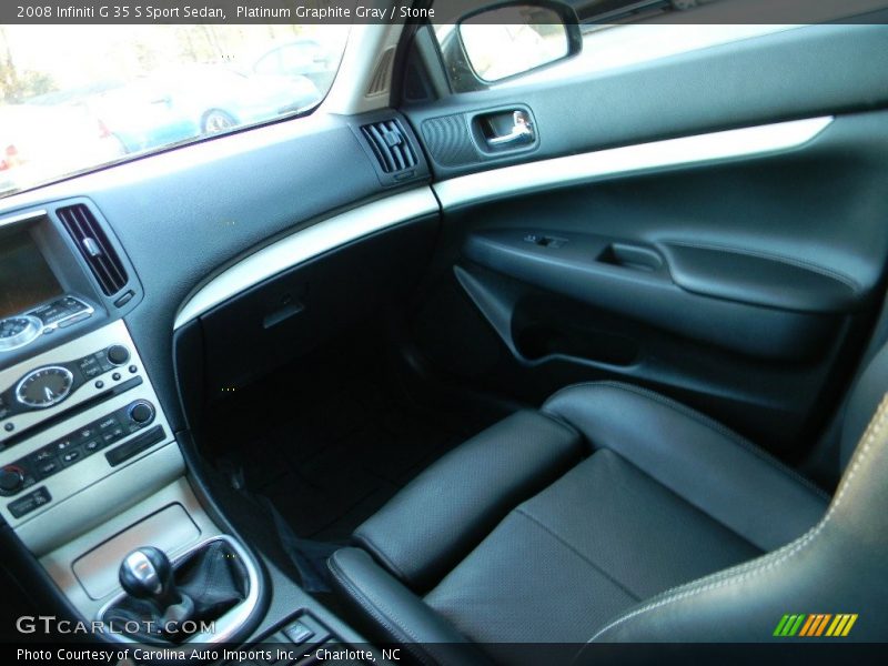 Platinum Graphite Gray / Stone 2008 Infiniti G 35 S Sport Sedan