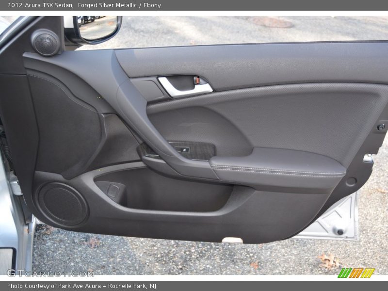 Forged Silver Metallic / Ebony 2012 Acura TSX Sedan