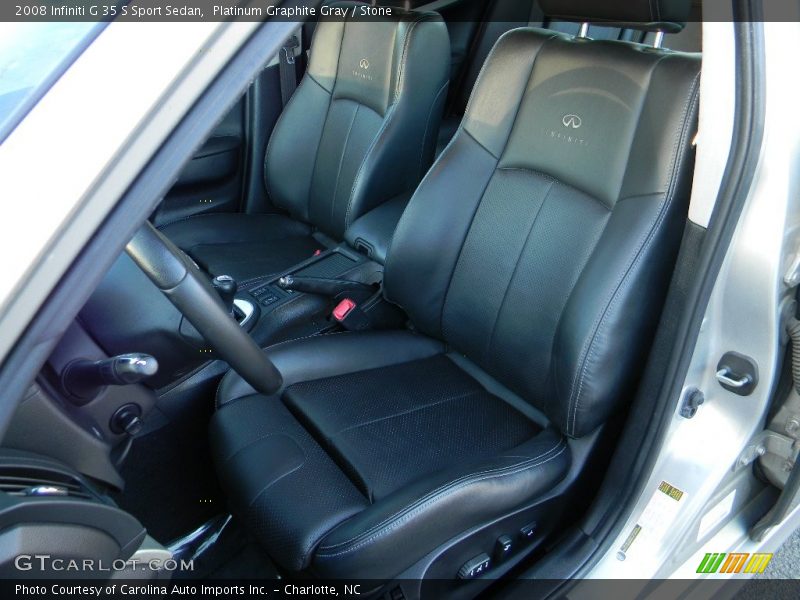 Platinum Graphite Gray / Stone 2008 Infiniti G 35 S Sport Sedan