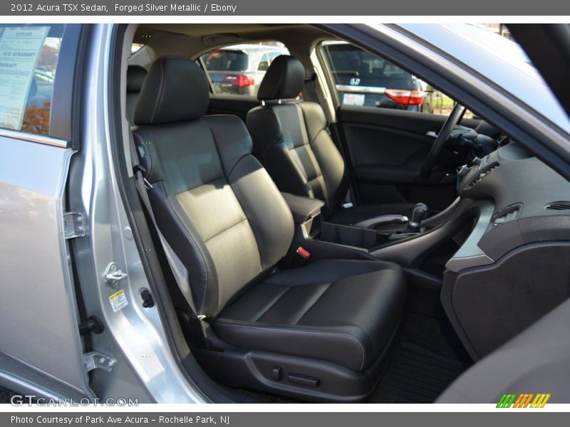 Forged Silver Metallic / Ebony 2012 Acura TSX Sedan