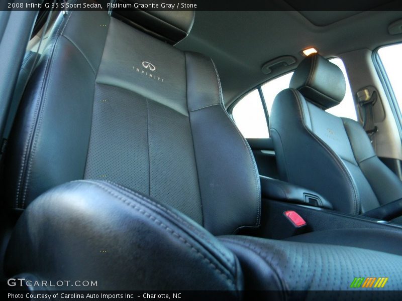 Platinum Graphite Gray / Stone 2008 Infiniti G 35 S Sport Sedan