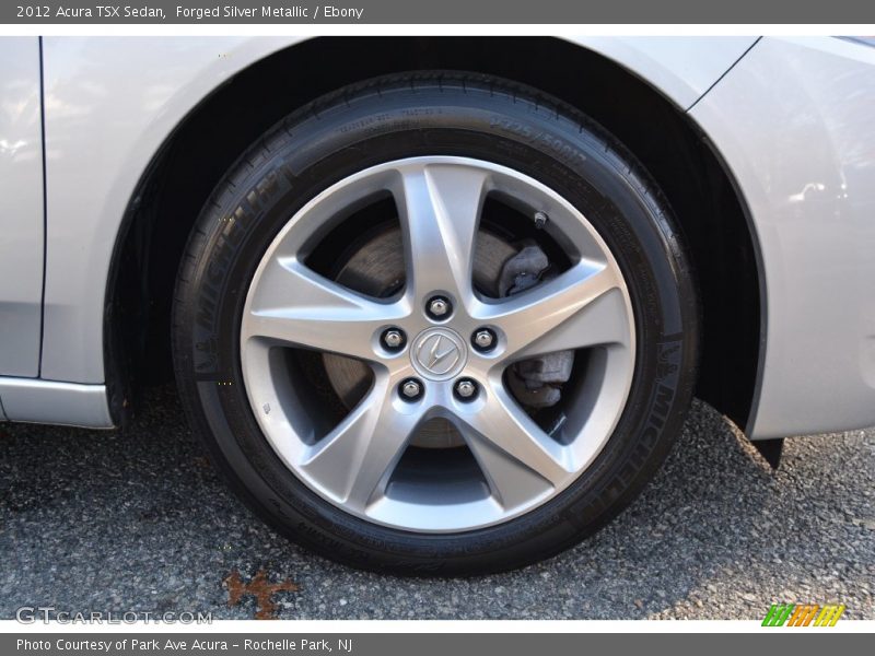 Forged Silver Metallic / Ebony 2012 Acura TSX Sedan