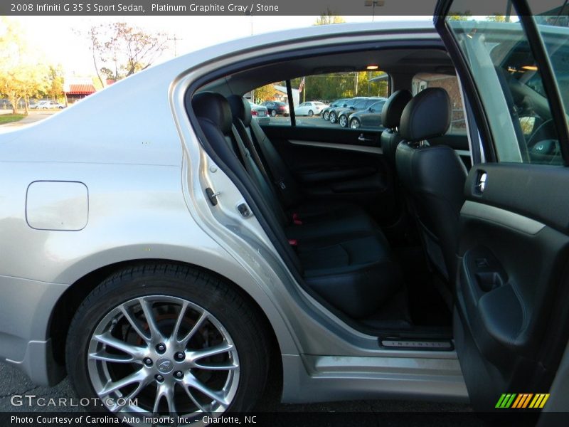 Platinum Graphite Gray / Stone 2008 Infiniti G 35 S Sport Sedan