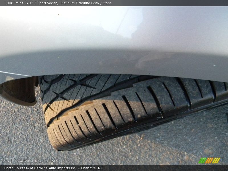 Platinum Graphite Gray / Stone 2008 Infiniti G 35 S Sport Sedan