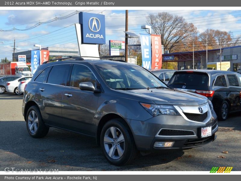 Grigio Metallic / Ebony 2012 Acura MDX SH-AWD Technology