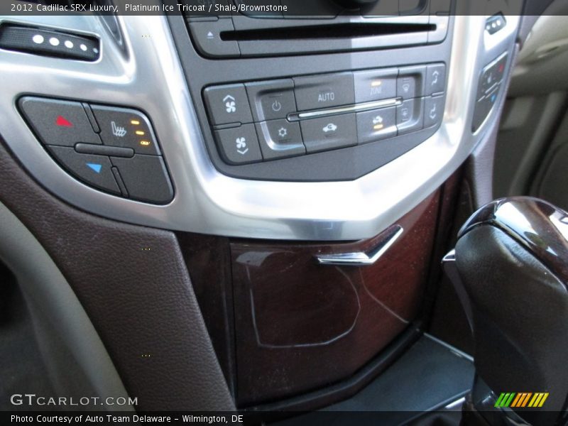 Platinum Ice Tricoat / Shale/Brownstone 2012 Cadillac SRX Luxury