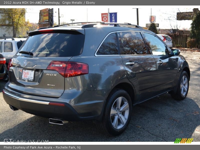 Grigio Metallic / Ebony 2012 Acura MDX SH-AWD Technology