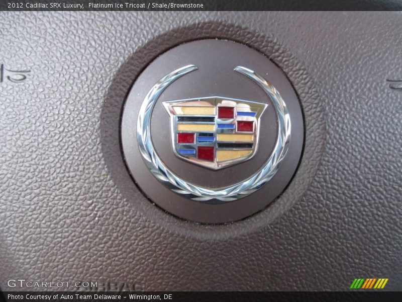 Platinum Ice Tricoat / Shale/Brownstone 2012 Cadillac SRX Luxury
