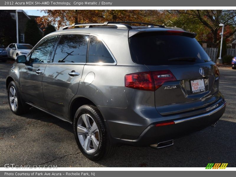 Grigio Metallic / Ebony 2012 Acura MDX SH-AWD Technology
