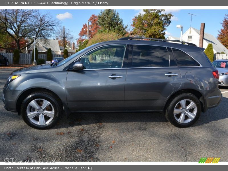 Grigio Metallic / Ebony 2012 Acura MDX SH-AWD Technology