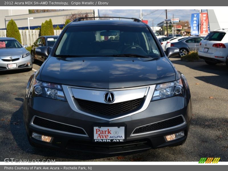 Grigio Metallic / Ebony 2012 Acura MDX SH-AWD Technology