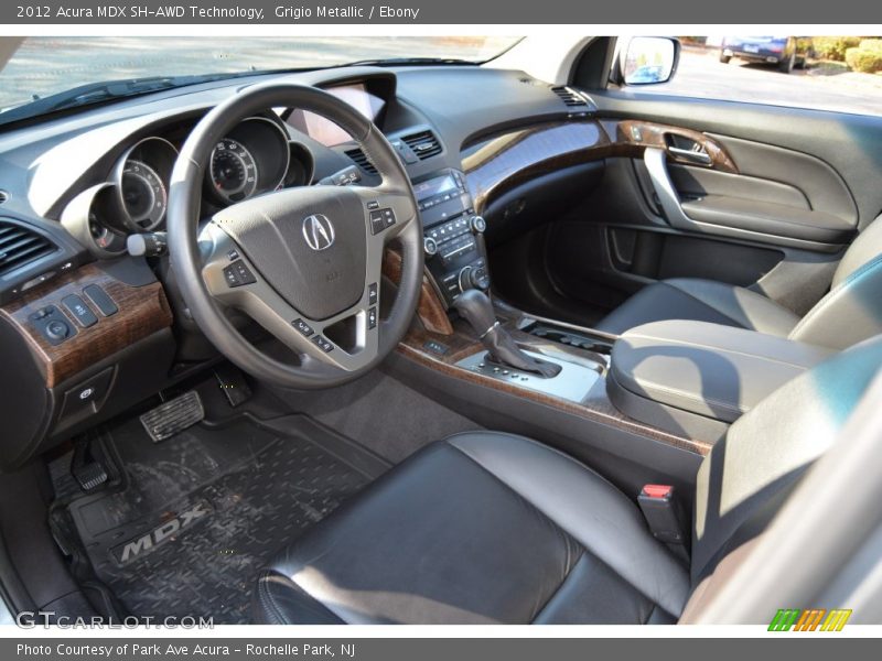 Grigio Metallic / Ebony 2012 Acura MDX SH-AWD Technology