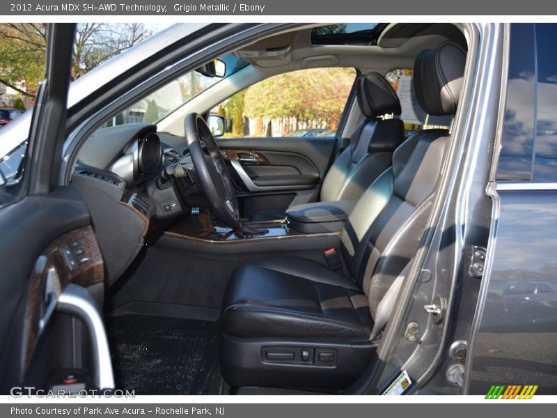 Grigio Metallic / Ebony 2012 Acura MDX SH-AWD Technology