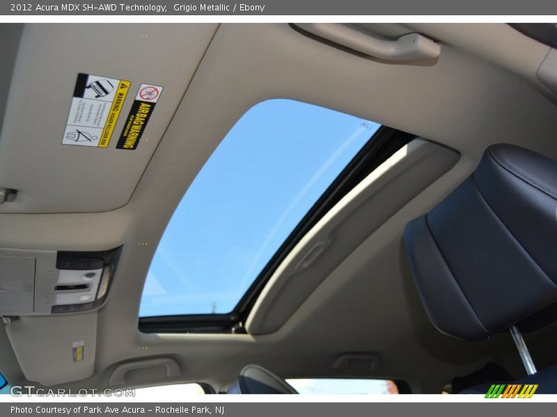 Grigio Metallic / Ebony 2012 Acura MDX SH-AWD Technology