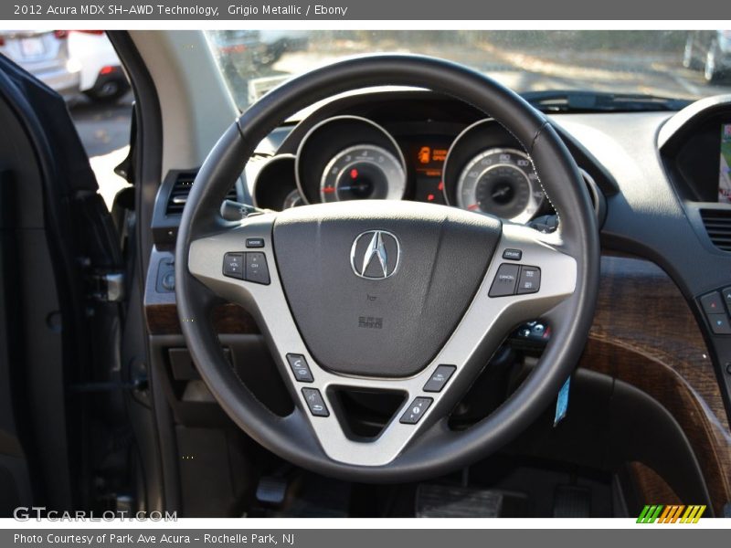 Grigio Metallic / Ebony 2012 Acura MDX SH-AWD Technology