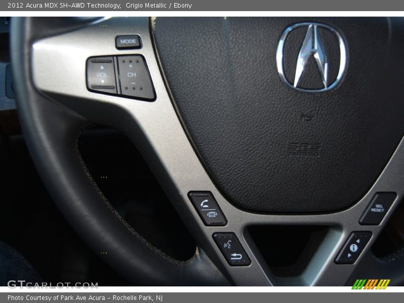 Grigio Metallic / Ebony 2012 Acura MDX SH-AWD Technology