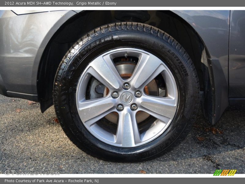 Grigio Metallic / Ebony 2012 Acura MDX SH-AWD Technology