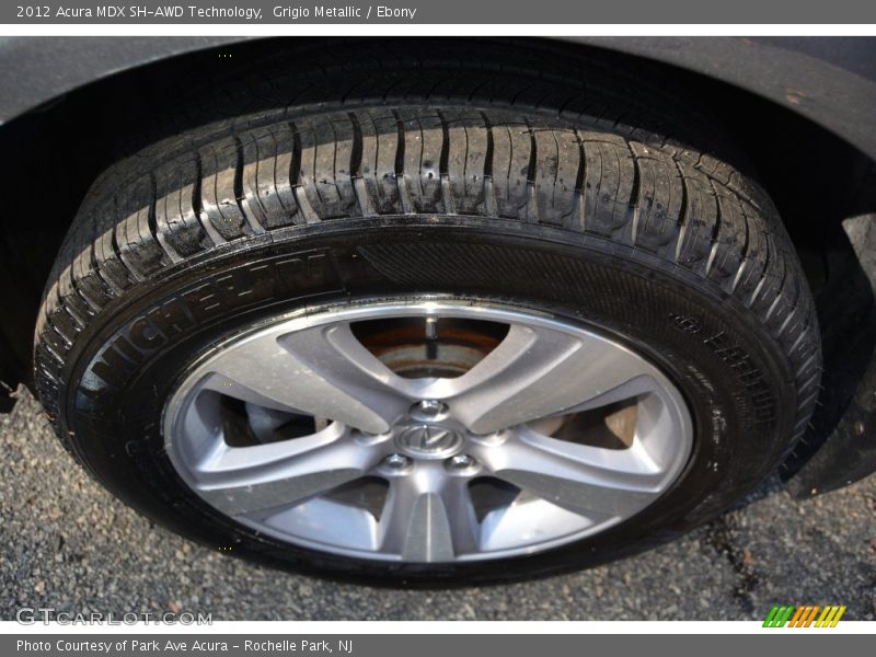 Grigio Metallic / Ebony 2012 Acura MDX SH-AWD Technology