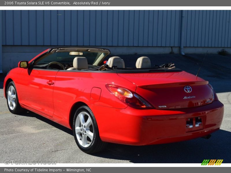 Absolutely Red / Ivory 2006 Toyota Solara SLE V6 Convertible