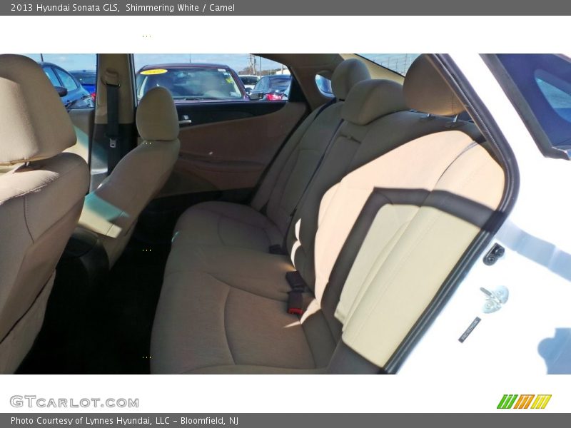 Shimmering White / Camel 2013 Hyundai Sonata GLS