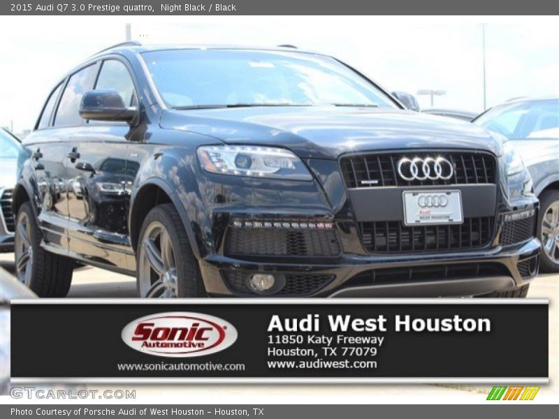 Night Black / Black 2015 Audi Q7 3.0 Prestige quattro