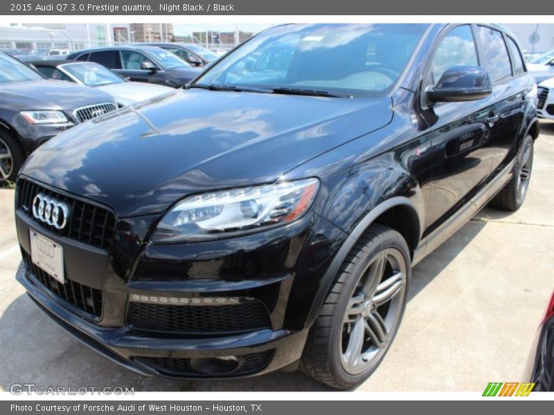 Night Black / Black 2015 Audi Q7 3.0 Prestige quattro