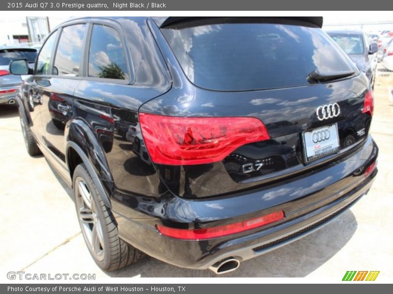 Night Black / Black 2015 Audi Q7 3.0 Prestige quattro