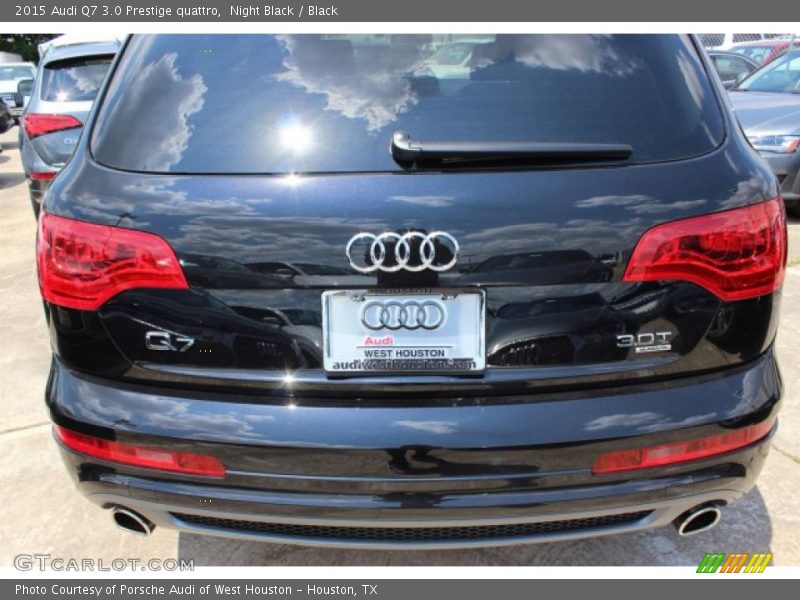 Night Black / Black 2015 Audi Q7 3.0 Prestige quattro
