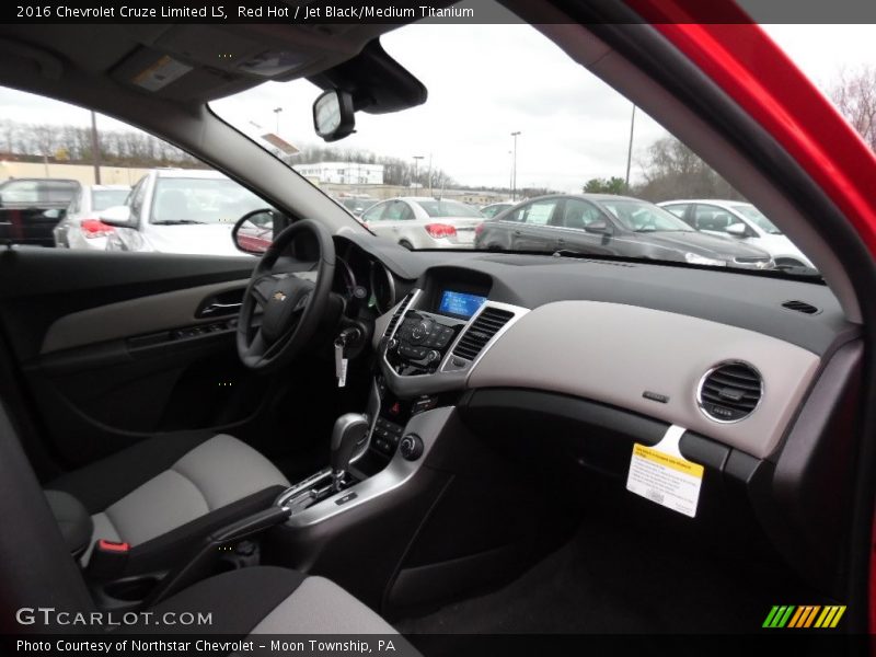 Red Hot / Jet Black/Medium Titanium 2016 Chevrolet Cruze Limited LS