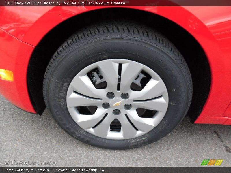 Red Hot / Jet Black/Medium Titanium 2016 Chevrolet Cruze Limited LS