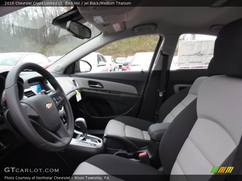 Red Hot / Jet Black/Medium Titanium 2016 Chevrolet Cruze Limited LS