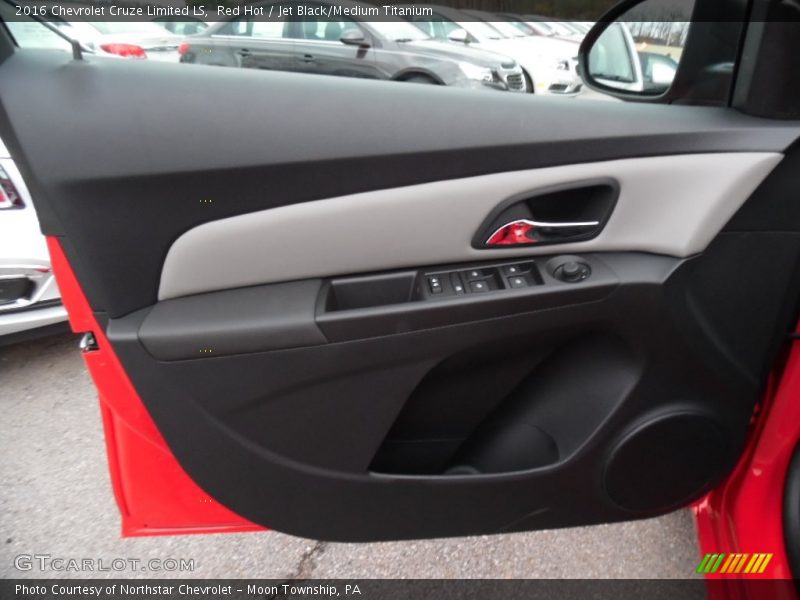 Red Hot / Jet Black/Medium Titanium 2016 Chevrolet Cruze Limited LS