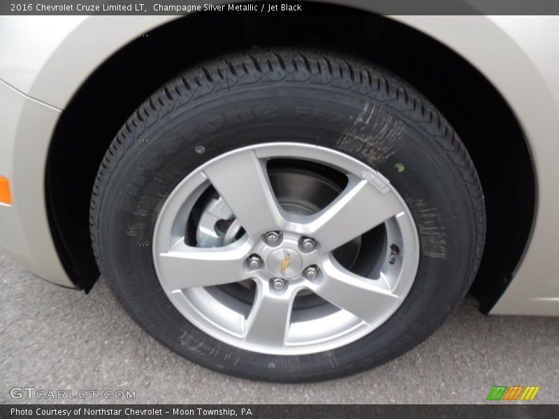 Champagne Silver Metallic / Jet Black 2016 Chevrolet Cruze Limited LT